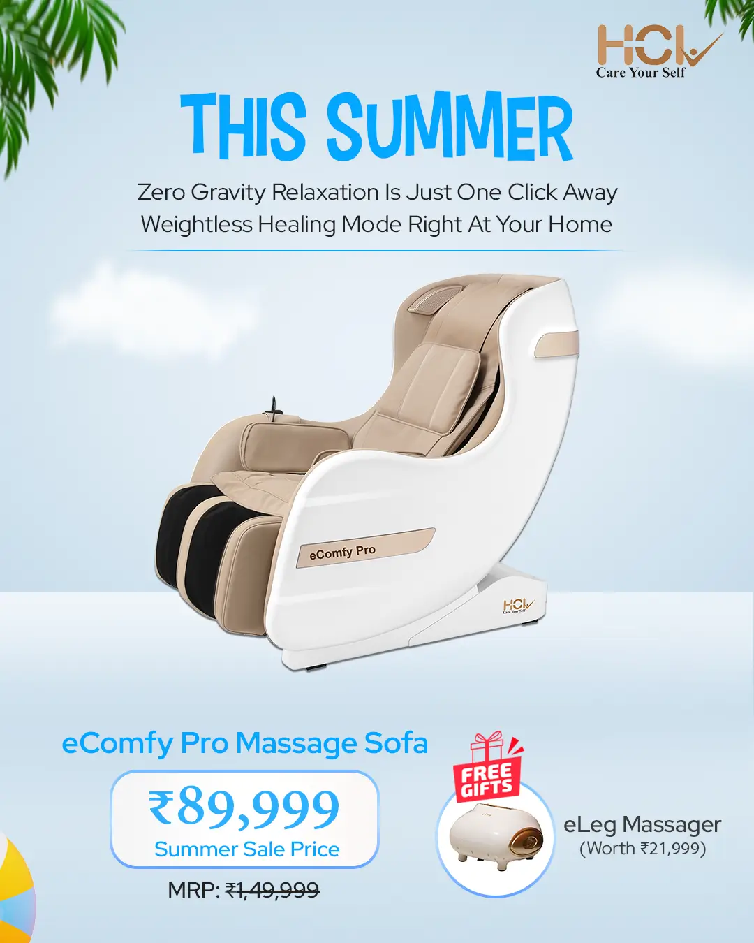 eComfy Pro massage sofa dea